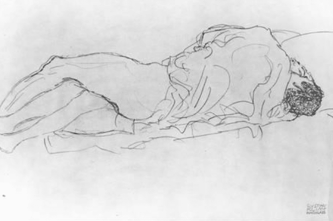 Couple d'amoureux, Klimt, 1914