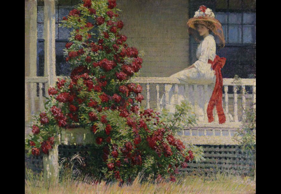 Philip Leslie Hale, Crimson Rambler, ca. 1908